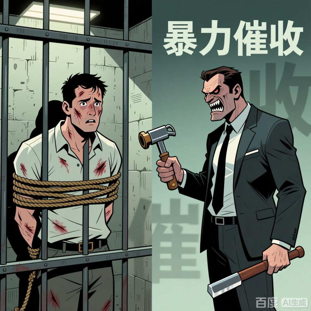 暴力催收债务过程中非法拘禁债务人，应如何定罪？