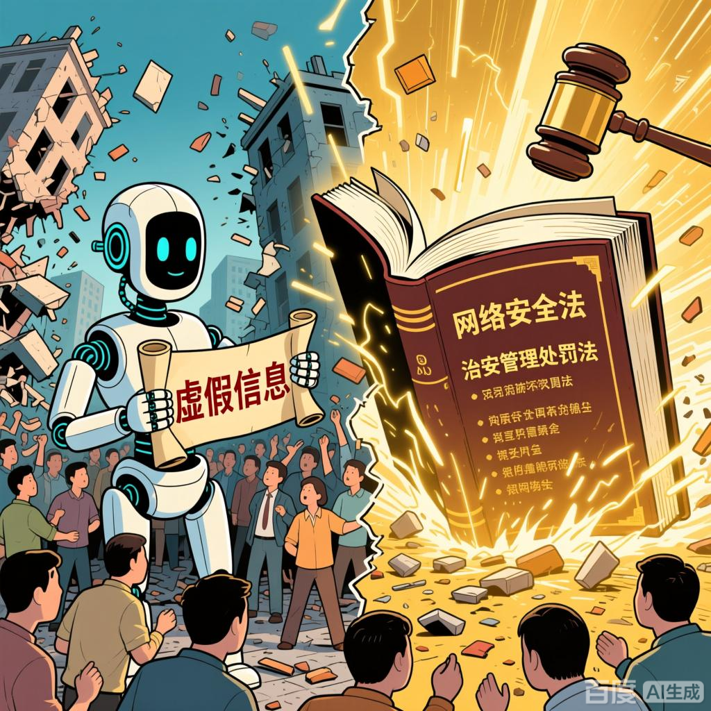 AI编造谣言破坏秩序，如何法律规制？